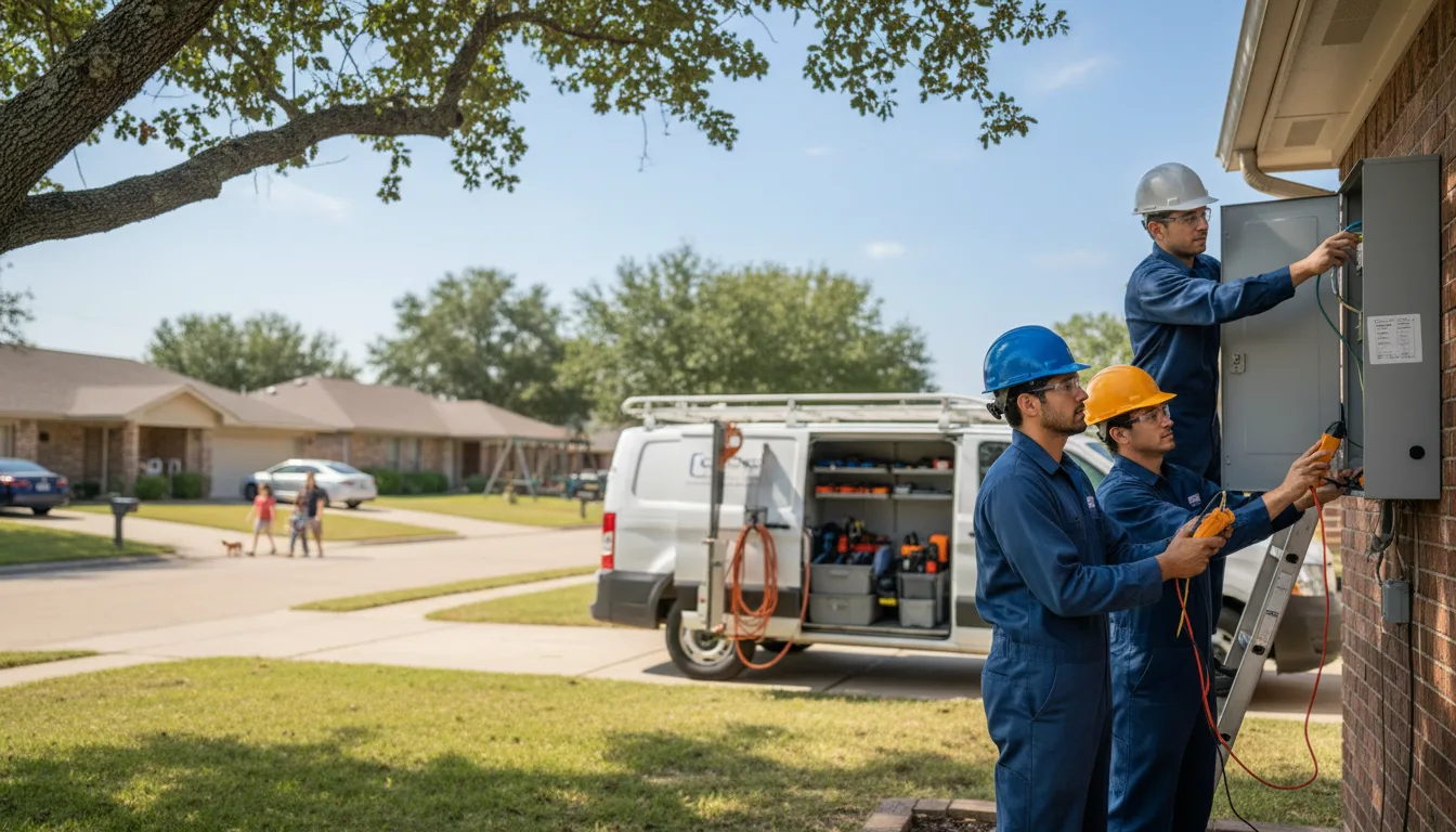 Certified electrician providing emergency electrical services in Big Sandy, TN